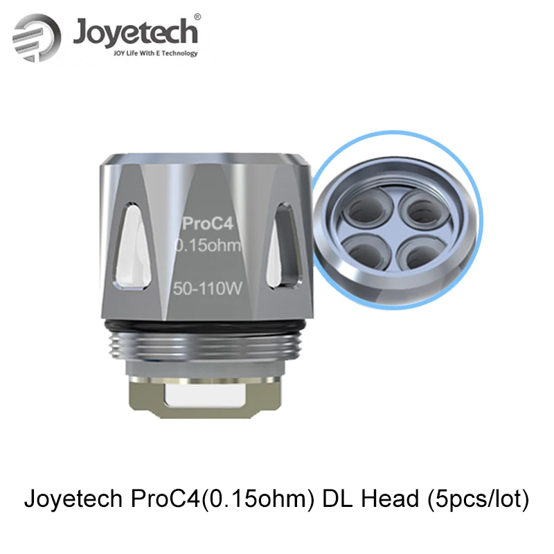Joyetech ProC Series Heads-ProC4(0.15ohm) DL Head Electronic cigarette coils 50-110W kanthal coils replacement for Joyetech ProC
