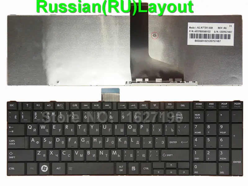 New For Toshiba K000097450 K000097460 K000098730 AEBL6U00110-US US Keyboard