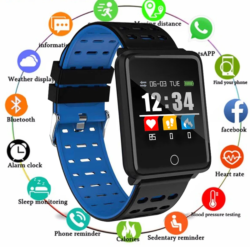 

Smart Watch CP11 IP68 Waterproof Heart Rate Monitor Support Running Swimming Men Smartwatch for iPhone Android phone PK Q9 T2