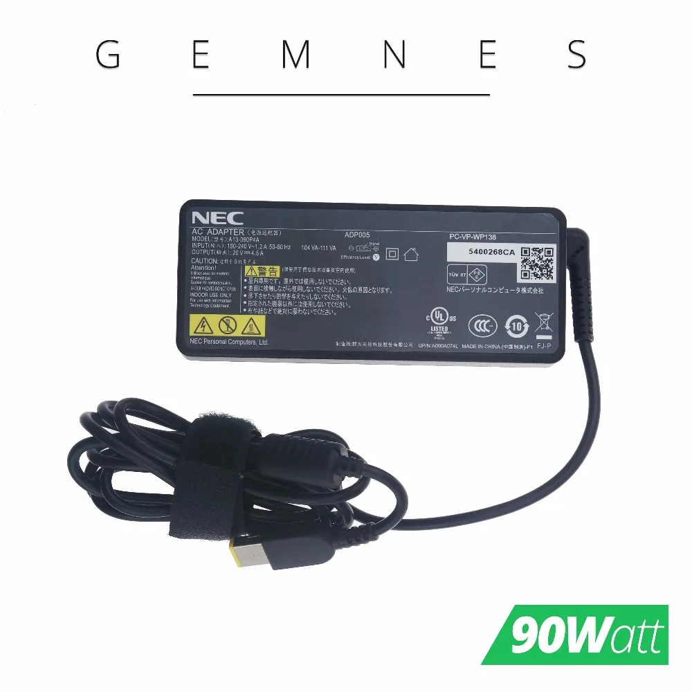 Original 90W AC Power Adapter for Lenovo ThinkPad E431 E531 YOGA 13 C260 C355 C455 Laptop Charger for NEC A13-090P4A 20V 4.5A Original 90W AC Power Adapter for Lenovo ThinkPad E431 E531 YOGA 13 C260 C355 C455 Laptop Charger for NEC A13-090P4A 20V 4.5A