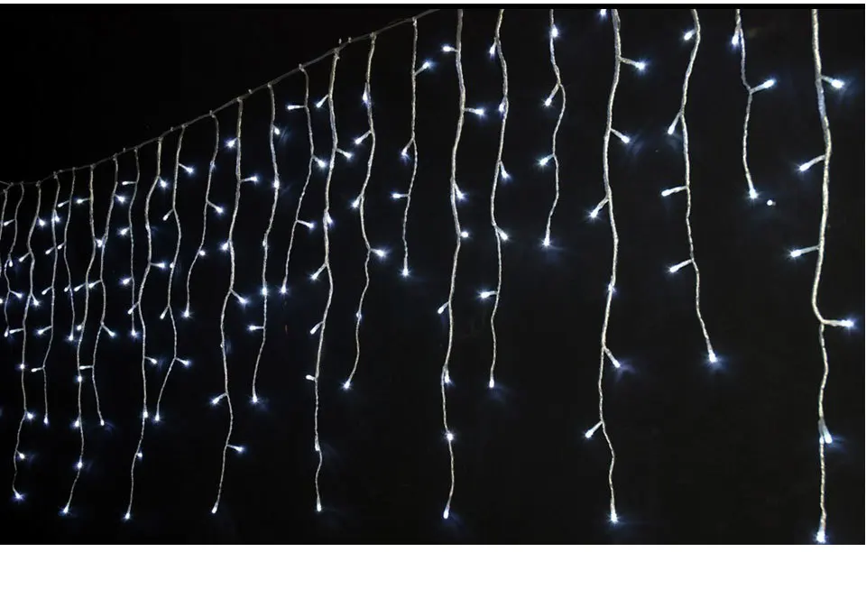 Emissor de Luz da Decoração do Natal Decoração da Festa de Casamento ao ar Luzes do Jardim Luzes de Fadas Luz do Sincelo do Diodo Livre L3m 220 v Pvc Led 12 decoração do natal decoração da festa de