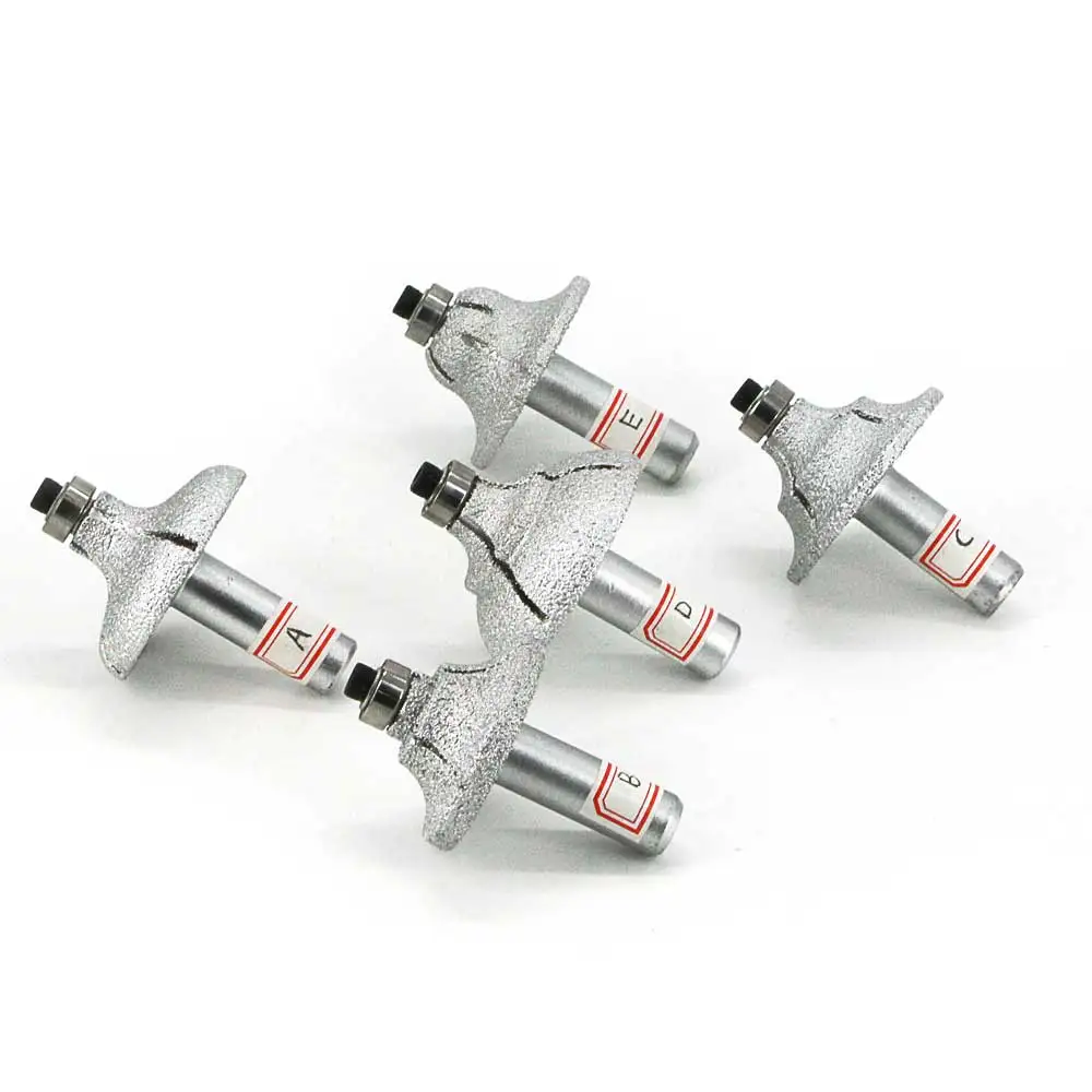 Brazed diamond tool bits are used for quartz stone, artificial stone, granite, marble, ceramic trimming, shape, grinding GJ017 Brazed diamond tool bits are used for quartz stone, artificial stone, granite, marble, ceramic trimming, shape, grinding GJ017