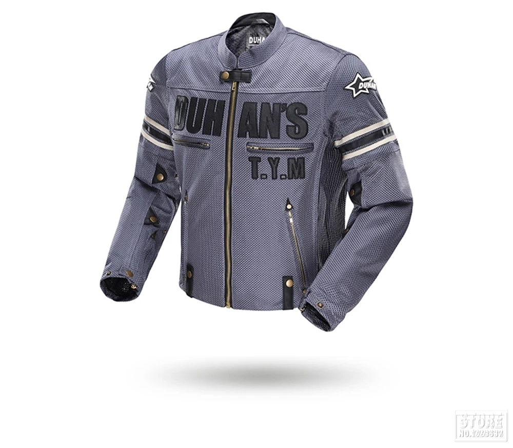 DUHAN, летняя мужская мотоциклетная куртка, куртка для мотокросса, куртка для мотогонок, дышащая сетчатая мотоциклетная куртка, защитное снаряжение