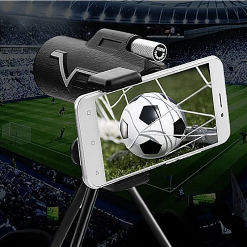 25x50 Telescope Monocular High Power HD Optics Zoom Spyglass Waterproof Super Clear for Outdoor Hunting Prismaticos