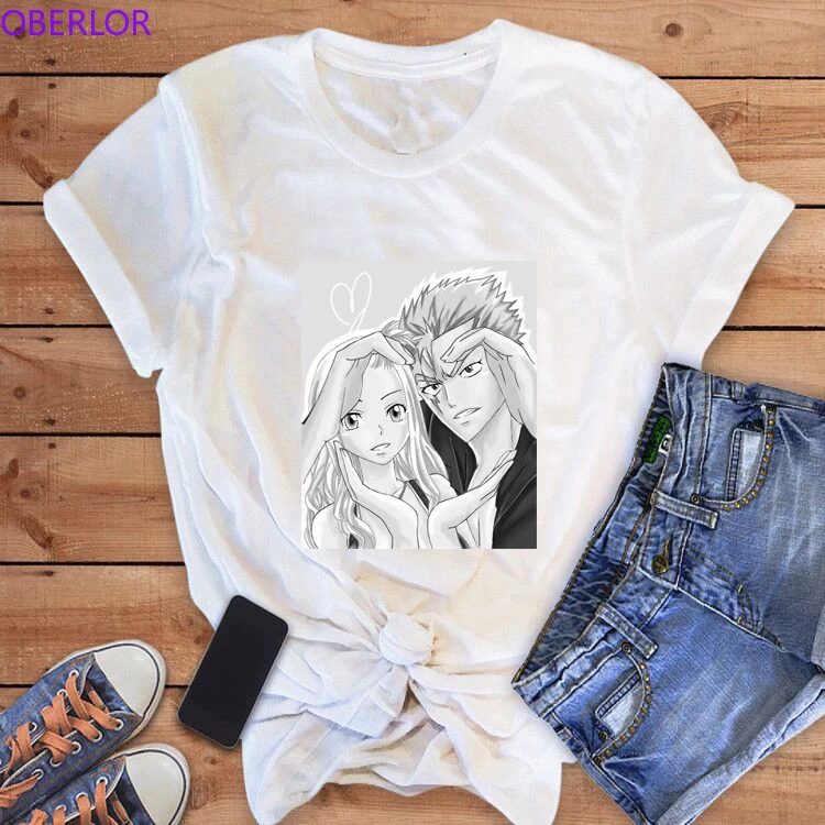 

Fairy Tail Love Gesture Anime T Shirt Women Hip Hop Style New Creative Design T-shirt Cool Fashion O-Neck Man/women Tshirt