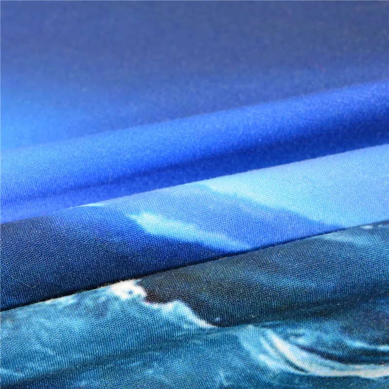 Постельные принадлежности Outlet пляжные гобелены 3D печатных стене висит Синий Постельное белье микрофибры скатерть для домашнего декора