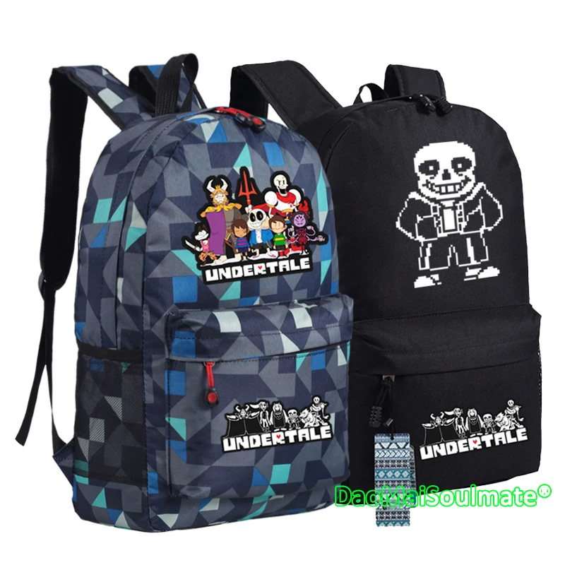 

Game Undertale Kids School Bags Book Skull Brother Children Backpacks Teenages Fashion Shoulder Bag Students Bagpack Travel Bag