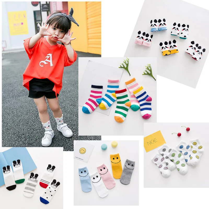 

New autumn and winter cute cartoon three-dimensional cotton children's socks