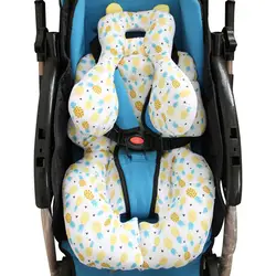 Детские подушки для коляски хлопок детское автомобильное кресло подушки Новорожденные головы поддержка защитные прокладки подкладка для