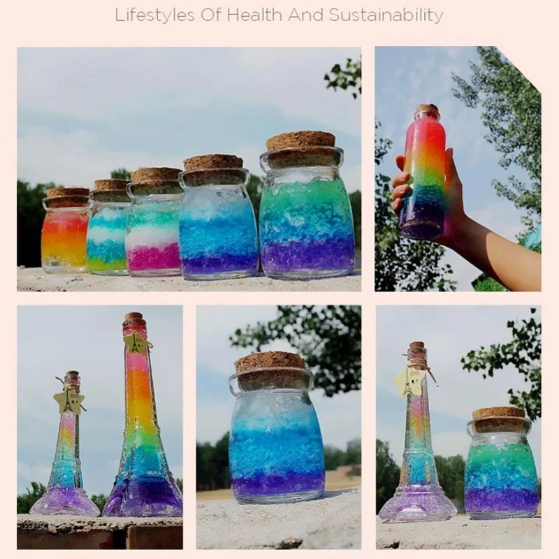 5000g Spherical 1.5 2mm Dry Crystal Soil Grow Ball Kids Toy Plant