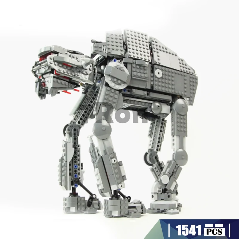 

Compatible with lego 75189 Brick Toy 05130 1541pcs The First Order Heavy Assault Walker Star Wars 5 Figures Building Blocks