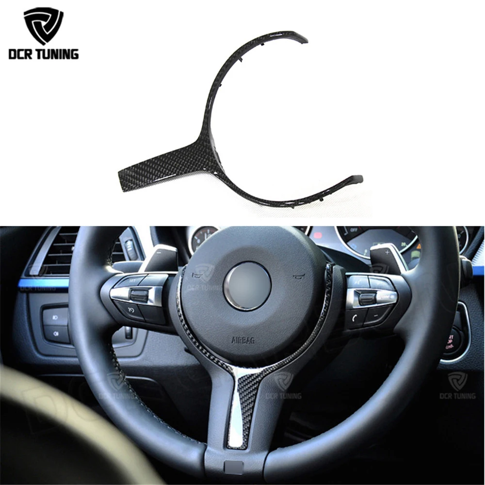 For BMW F20 F22 F21 F30 F32 F33 F36 F06 F12 F13 X5 F15 X6 F16 M-Sport Carbon Fiber Steering Wheel Trim & Carbon Gear Knob Cover For BMW F20 F22 F21 F30 F32 F33 F36 F06 F12 F13 X5 F15 X6 F16 M-Sport Carbon Fiber Steering Wheel Trim & Carbon Gear Knob Cover