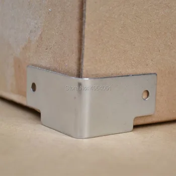 

free shipping 20 pieces metal corner bracket wooden box corners luggage bag hardware angle Air Bags corner furniture fitting