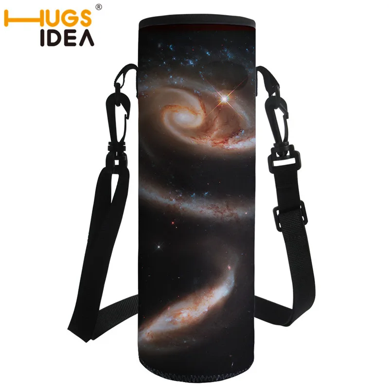 HUGSIDEA космическая галактика бутылка для воды рукав, переносной Неопреновый Изолированный чехол для бутылки воды рукав сумка держатель - Color: CC1523Z19