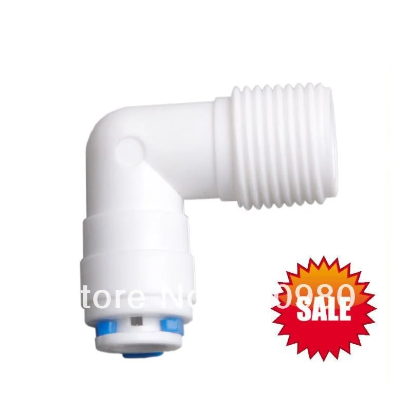 Free Shipping 1/4inch tube and 3/8inch thread water filter connector