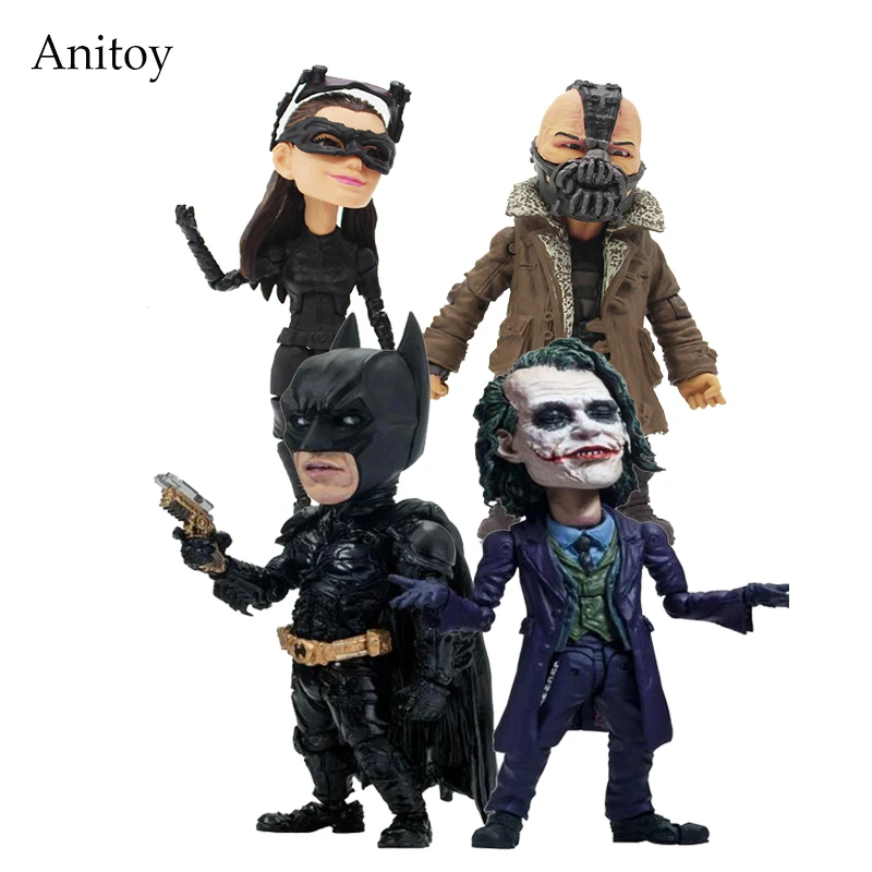 

TOYS ROCKA! The Dark Night Rises Batman Bane Joker Catwoman PVC Action Figure Collectible Model Toy 4 Styles KT4113