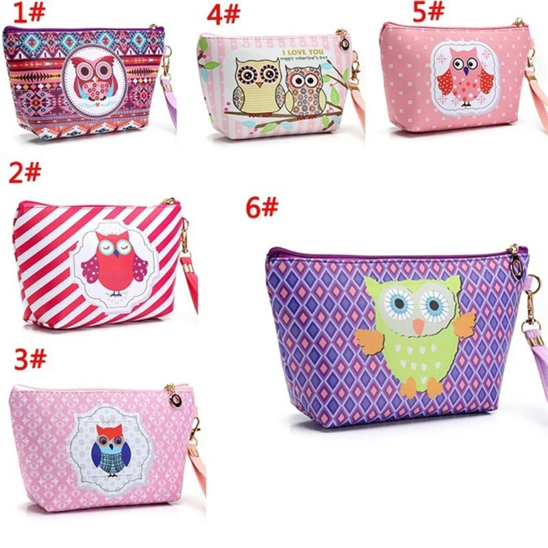 Buy Cute Owl Makeup Cosmetic Bag Toiletry Case Pouch Travel Organizer