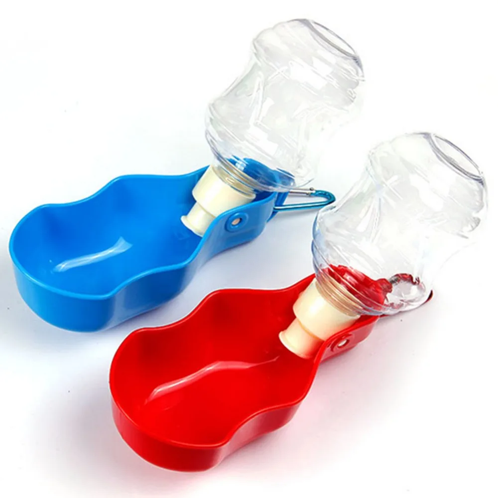 

250/500ml Foldable Plastic Pet Dog Water Bottle For Dogs Cats Travel Puppy Drinking Bowl Cup Outdoor Pets Water Feeder Dispenser