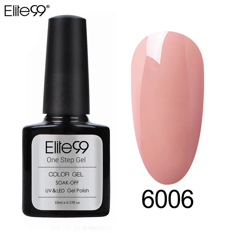 

Elite99 One Step UV Gel Varnish Nail Polish NO Need Base Top Coat Manicure Gellak Semi Permanent Nail Art Pure Color Gel Varnish