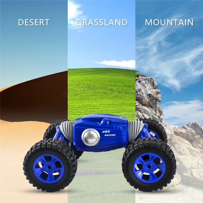 

Radio-Controlled Cars RC Car 4WD Double-sided 2.4G One Key Transformation All-terrain Vehicle Climbing Car Remote Control Toys