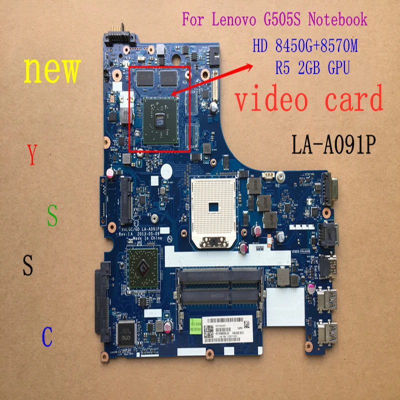 XCMCU Новый LA A091P материнская плата для ноутбука Lenovo G505S ноутбук amd HD 8450G 8570 м R5 M230