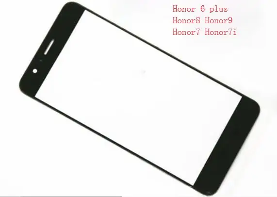 Сенсорный экран для Huawei Honor 6 7 7i 6plus 8 9 сменная передняя стеклянная линза|Защитные
