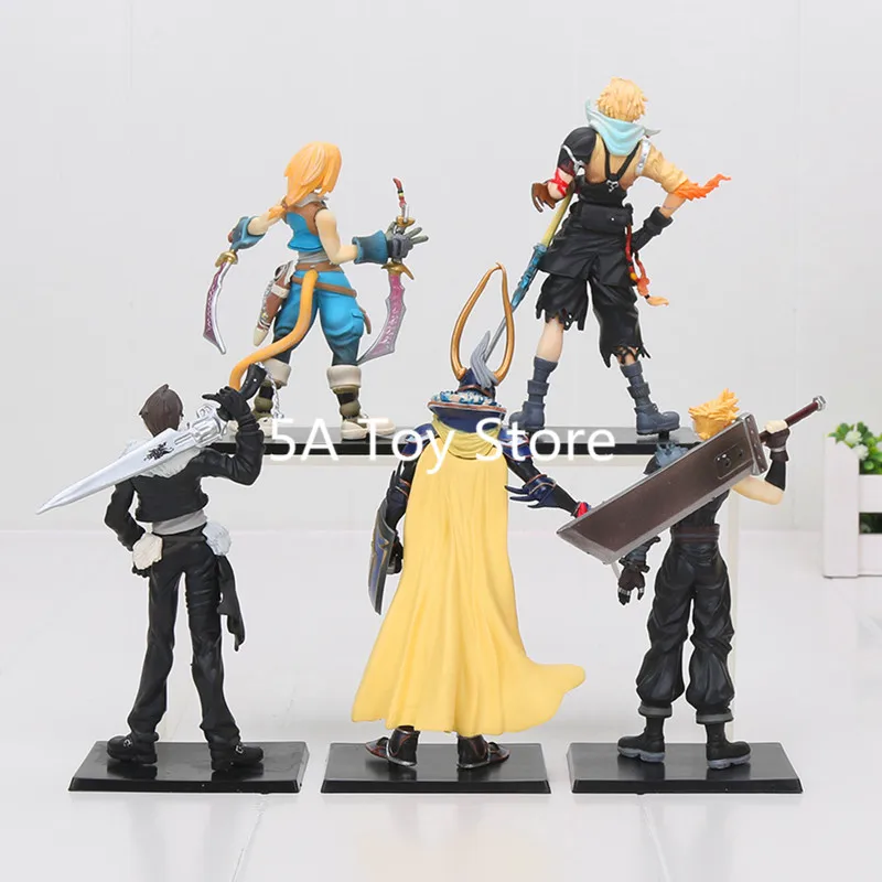 5 шт./компл. Final Fantasy Cloud Strife Squall Leonhart Tidus Warrior of светильник Zack Fair ПВХ Фигурки