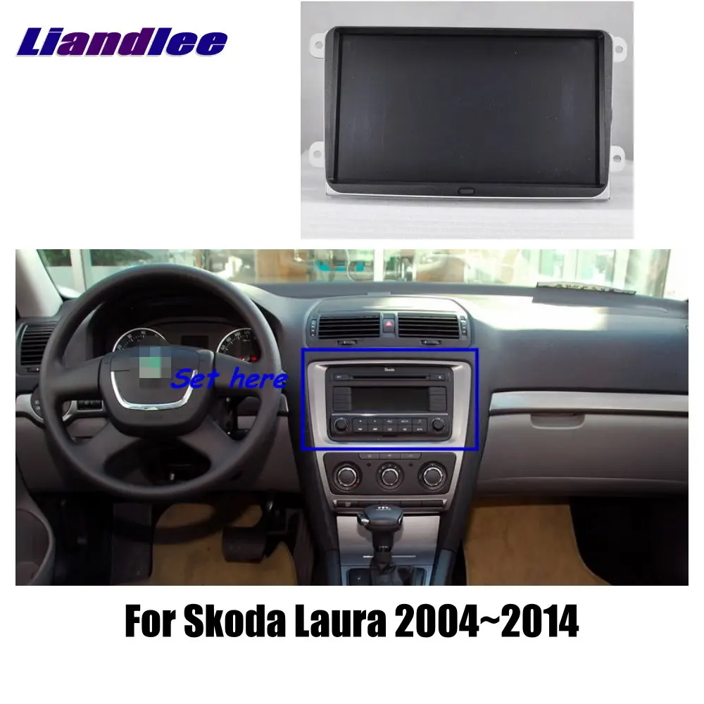 Liandlee для Skoda Laura 2004~ Автомобильный Android радио плеер gps NAVI карты HD сенсорный экран ТВ Мультимедиа без CD DVD