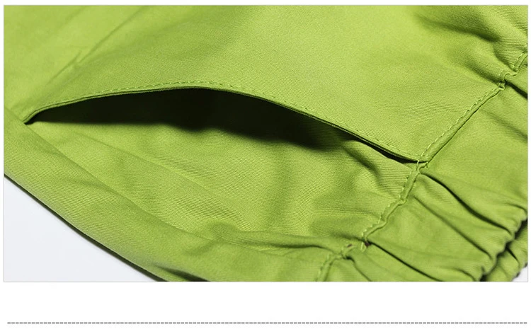 New Korean version of the shorts Ms. Summer Waist Loose Large fat MM Wide leg Large size Sports Casual Student Candy colors (34)