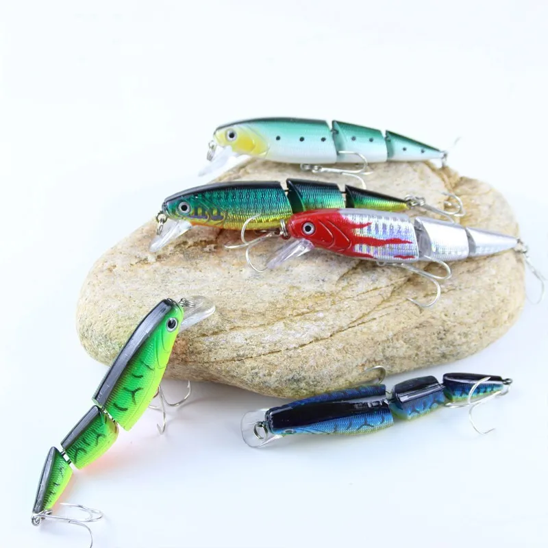 3 Segment Hard Swimbait 10cm 16g Swimbait Lifelike Fishing Lure With Two Treble Hooks Fishing Wobblers Iscas Artificiais  (14)
