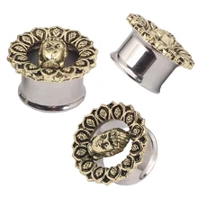 Ear Gauges Plugs Piercing Ear Expander Natural Plugs earring Gauges Flesh Ear Tunnels Body Piercing Jewelry