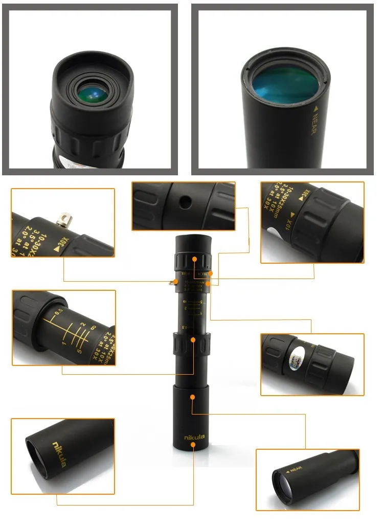 10-30x25 Binoculo Spyglass охотничий Оптический Призма прицел Lunetas Visao Noturna горячий Телескопический монокулярный телескоп