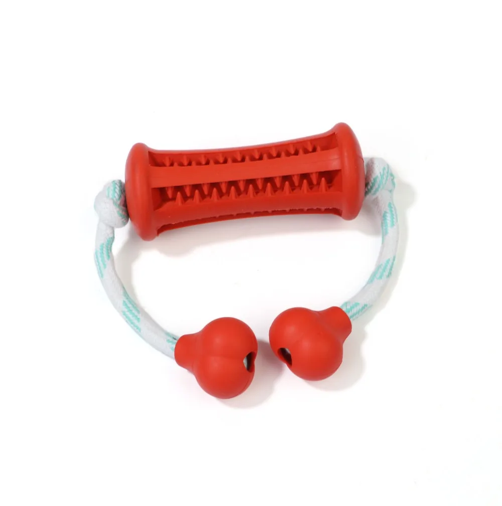 Dog Interactive Toy Leaky Feeding Rope Piercing Stick Rubber Resistant To Bite Molar Pet Dog Chew Toys Tooth Cleaning Training (21)