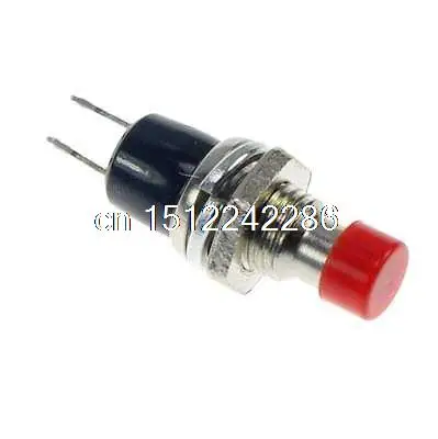 

10 x Small Red Circuit Control Momentary Type Push Button Switch PBS-110 KAX-3