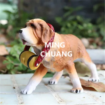 

Cute Puppy Statue Simulation RESCUE DOG Police Dog Plastic Action Figure Collectible Model Toy Home Decor Birthday Gift D984