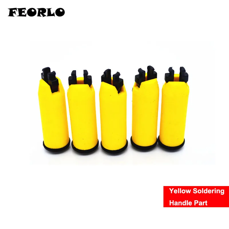 Feorlo 1 шт. желтый FM2028 паяльная ручка часть розетка рукав для Hakko FX951 T12 Железный