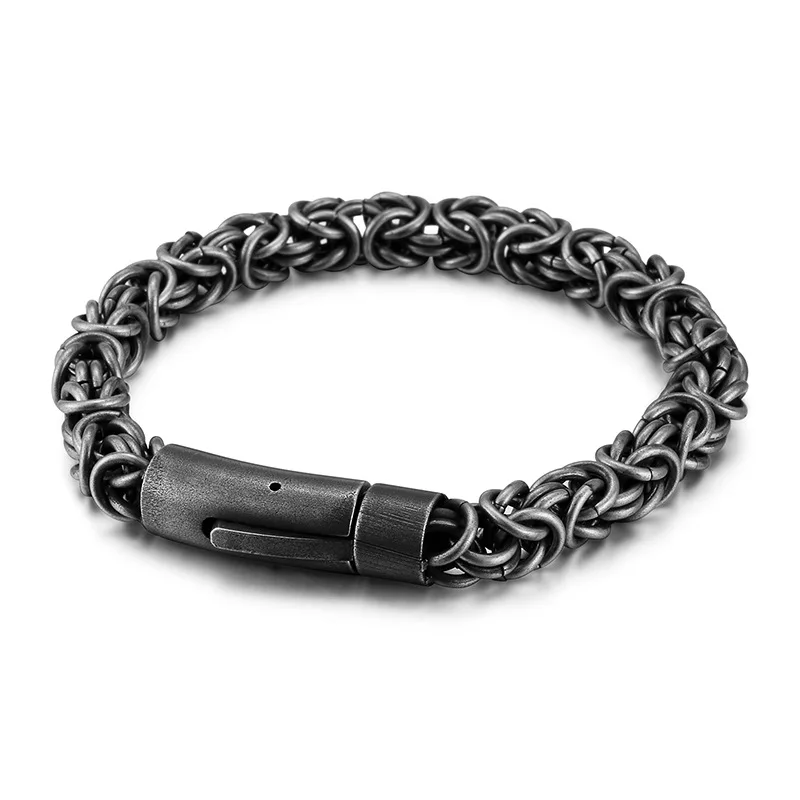 

Bracelet Interlocking Titanium Steel Bracelet Men's Domineering Bracelet