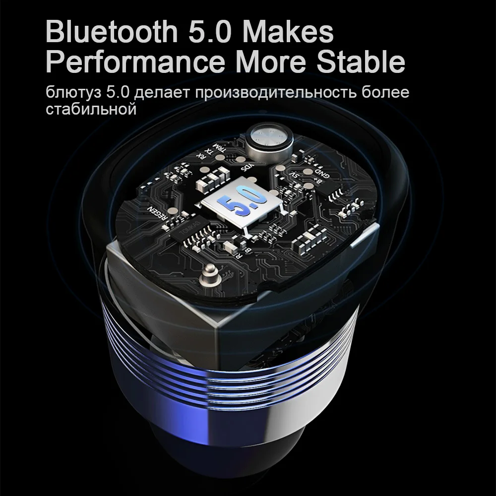 Беспроводные наушники в ухо Bluetooth шумоподавление TWS гарнитура с 2000 мАч
