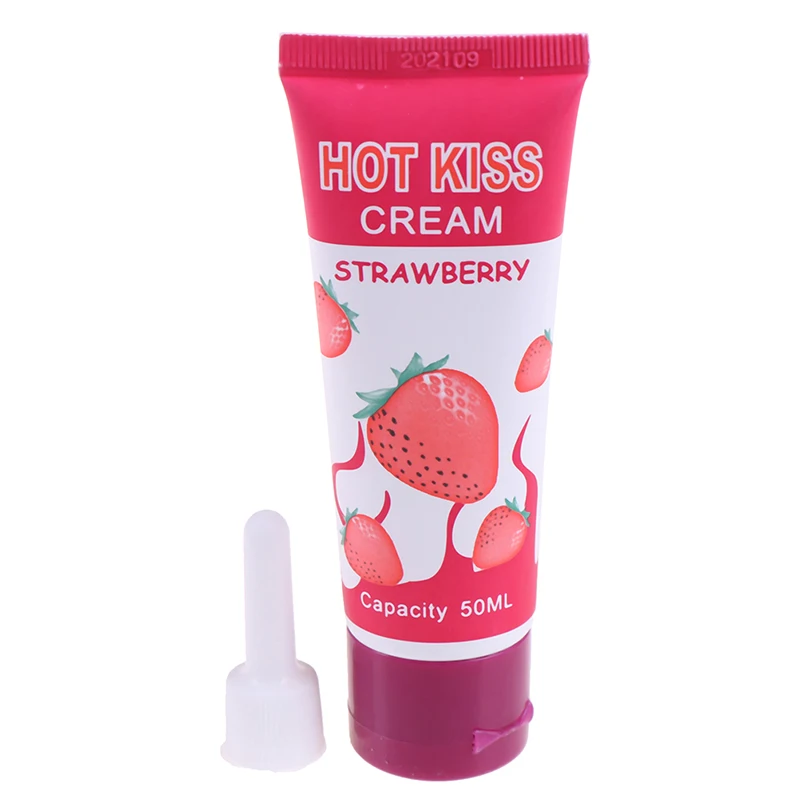 50ml Strawberry Cream Sex Lube Lubricant Oil Cream For Anal Sex Grease Oral Vaginal Love Gel Body Massage Oil Lubricant