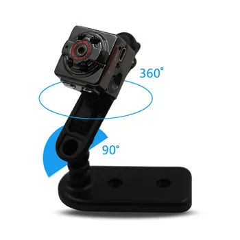 

Sport Outdoor Mini DV Camera Video DVR Cam Corder Micro Car Motion Detection with Infrared Night View Metal Black Monitor