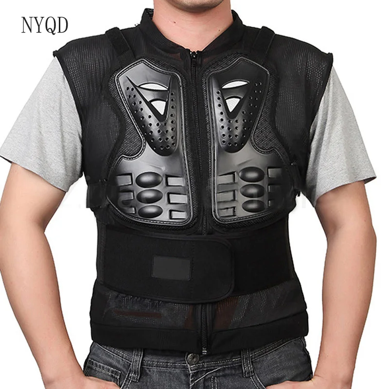 Outdoor motorcycle jacket Motorcross Racing Chest Back Protector Gear