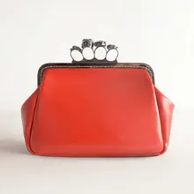 Handgemachte Knuckle-box party metallrahmen handtasche girls’evening hochzeit kupplungen exquisite crossbody schädel taschen