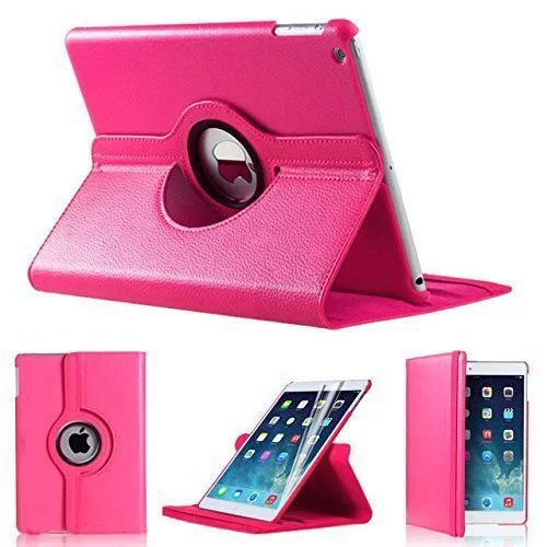 Полная защита Coque для iPad 2 iPad 3 iPad 4 чехол 360 градусов смарт авто Пробуждение сна PU чехол для iPad 2/3/4 Магнитный чехол подставка - Цвет: Rose