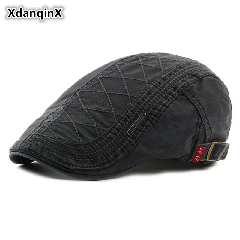 Кепка XdanqinX Мужская 100% хлопок Ретро береты для мужчин британская винтажная