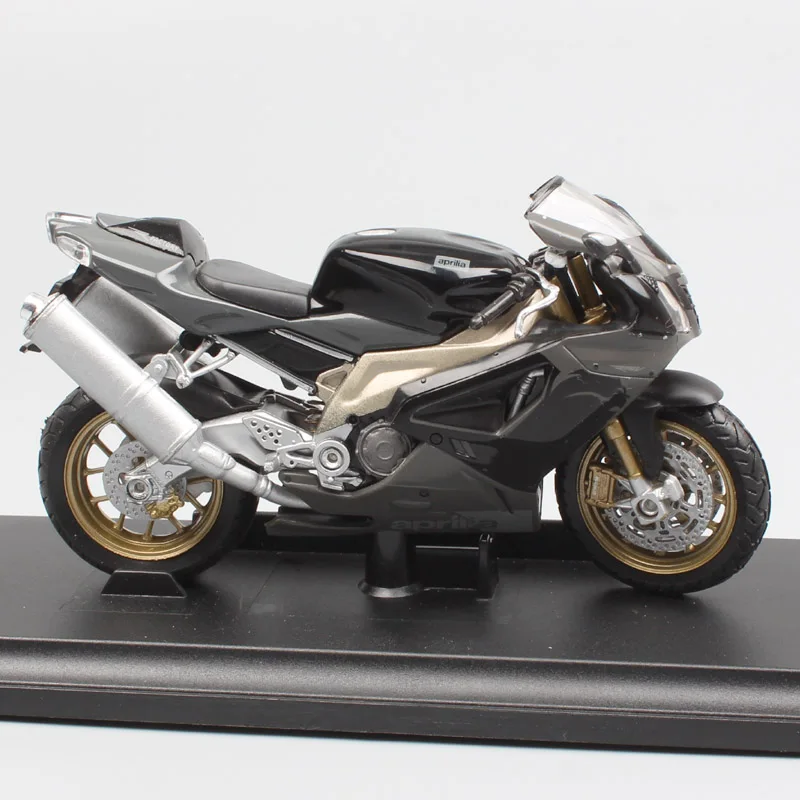 Children's 1:18 scale Welly APRILIA RSV 1000 Factory sport Racing bike motorcycle Diecast vehicle model miniatures moto cars Toy