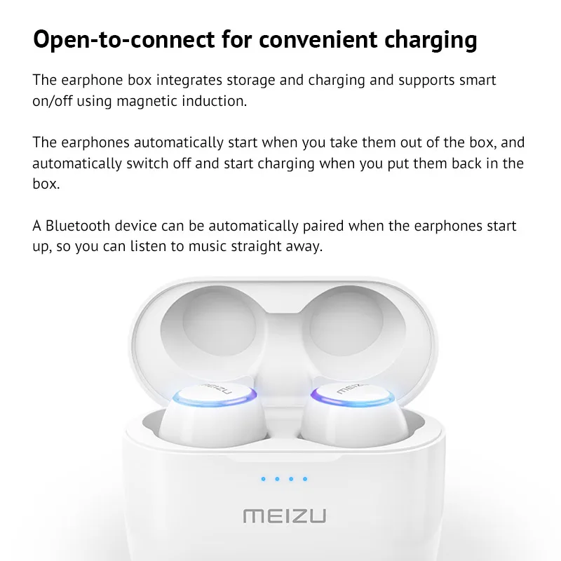 Meizu POP TW50 настоящие беспроводные Bluetooth наушники, Мини Спортивные Bluetooth 4,2, гарнитура для телефона Meizu, безграничный двойной беспроводной дизайн