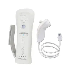 ONETOMAX Wireless Controle Built In Motion Plus 2 in 1 Remote Controller For Nintendo Wii Game Remote for Wii Game Accessories