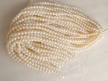 

7-8mm A+ Grade Qaulity White Loose Round Freshwater Pearl Strand 16''L=38CM