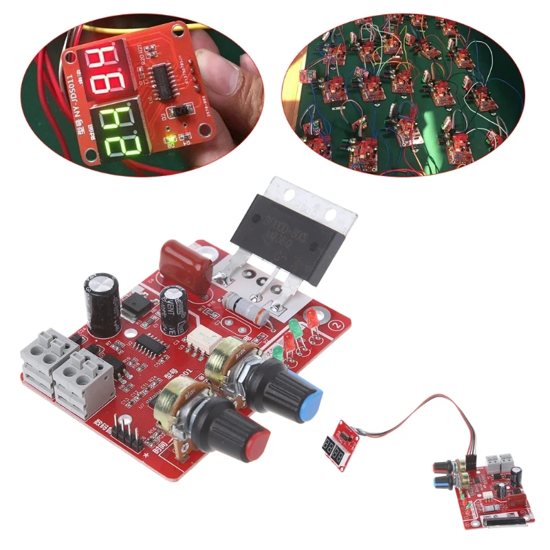 Точечная сварочная плата управления временем 100A обновление тока контрольный Лер с цифровым дисплеем