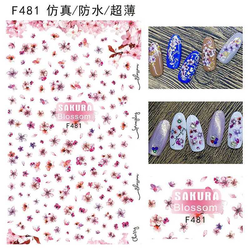 1 лист красивых Bady Rose Sakura Blossom цветок кружево Водные Цвета джинсовая любовь